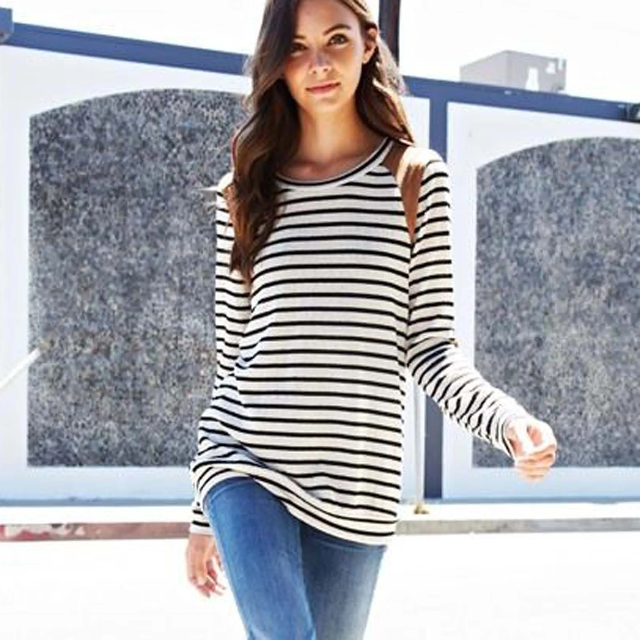 Glacier Stripe Tee