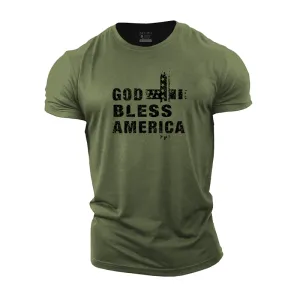 God Bless America Cotton T-Shirt