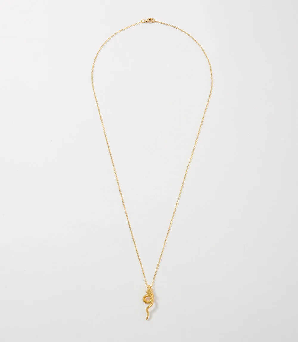Gold Snake Necklace