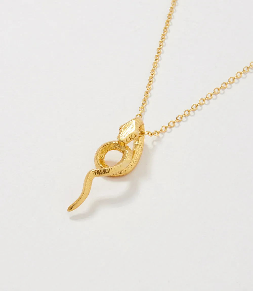Gold Snake Necklace