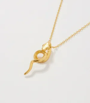 Gold Snake Necklace