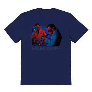 Goodie Two Sleeves Miles Davis Hot and Cool Navy T-Shirt
