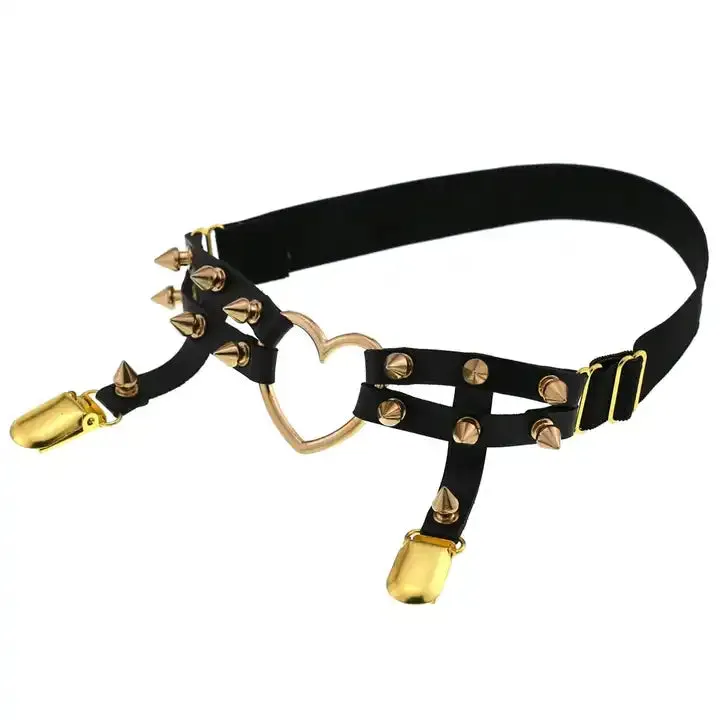 Gothic Leather Garter Belt - Cosplay