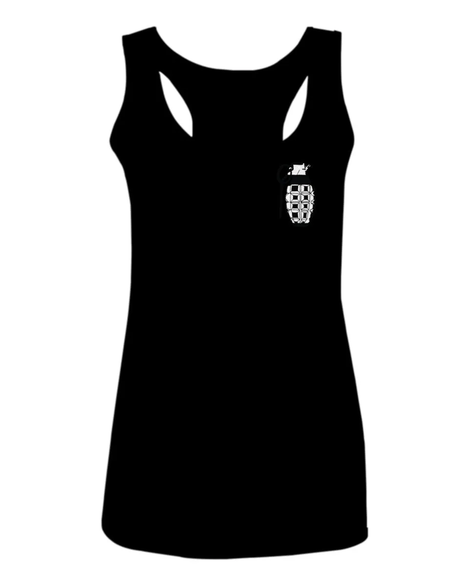 Grenade Guns Second Amendment American Rights Weapons Military  women's Tank Top sleeveless Racerback