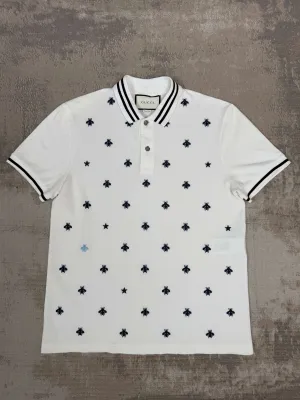 Gucci Bee Polo - White