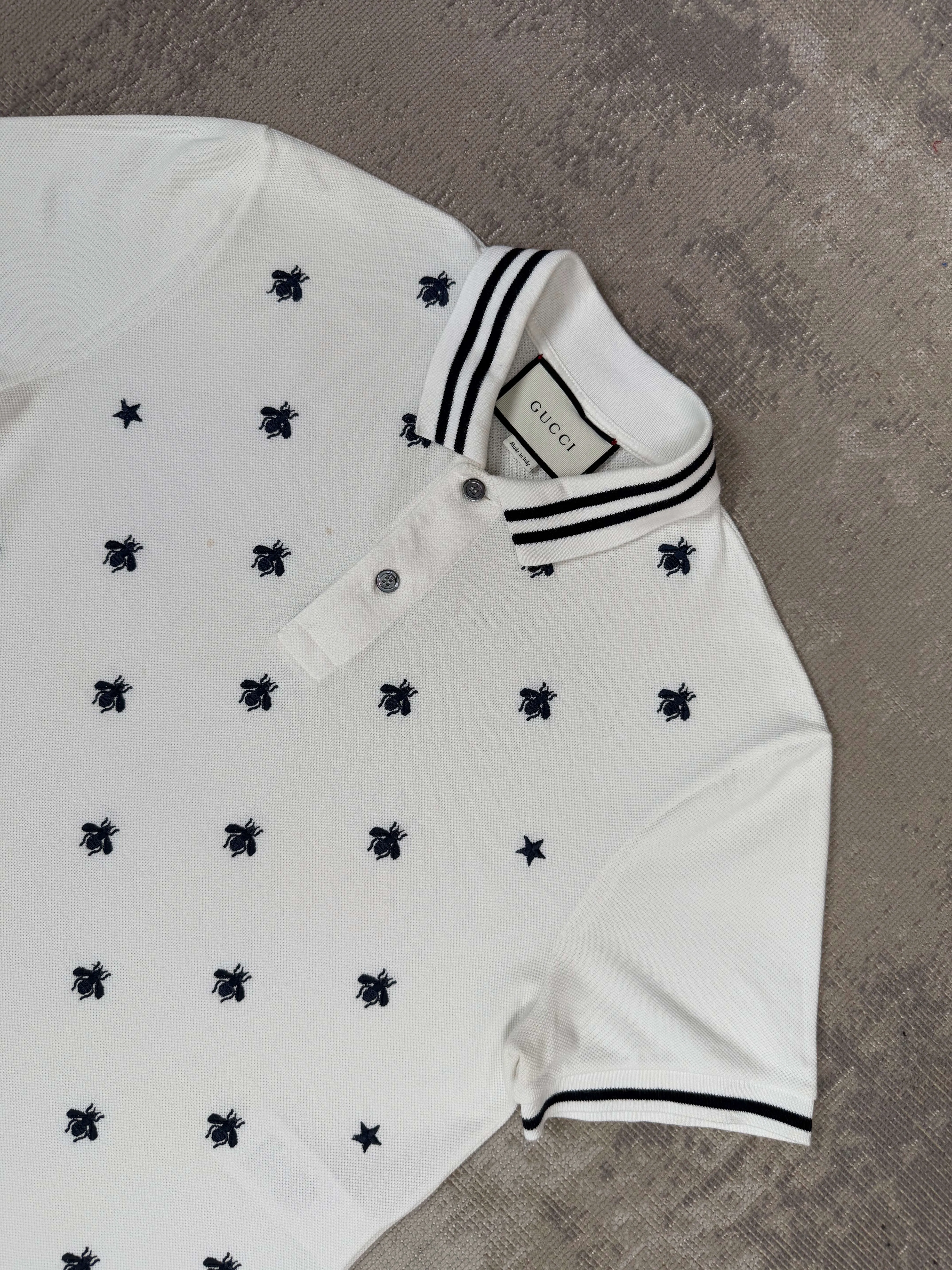 Gucci Bee Polo - White
