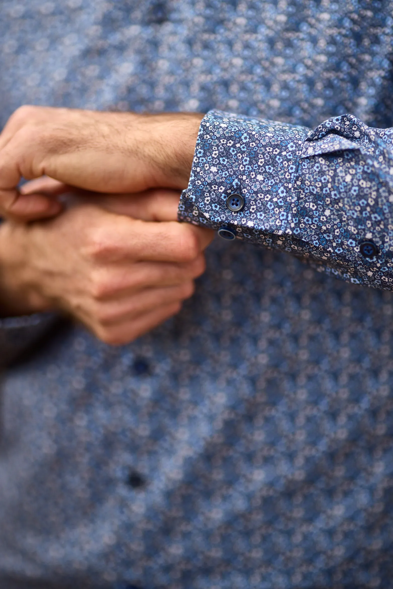 Gun Hill Mens Endeavor Shirt - Blue print
