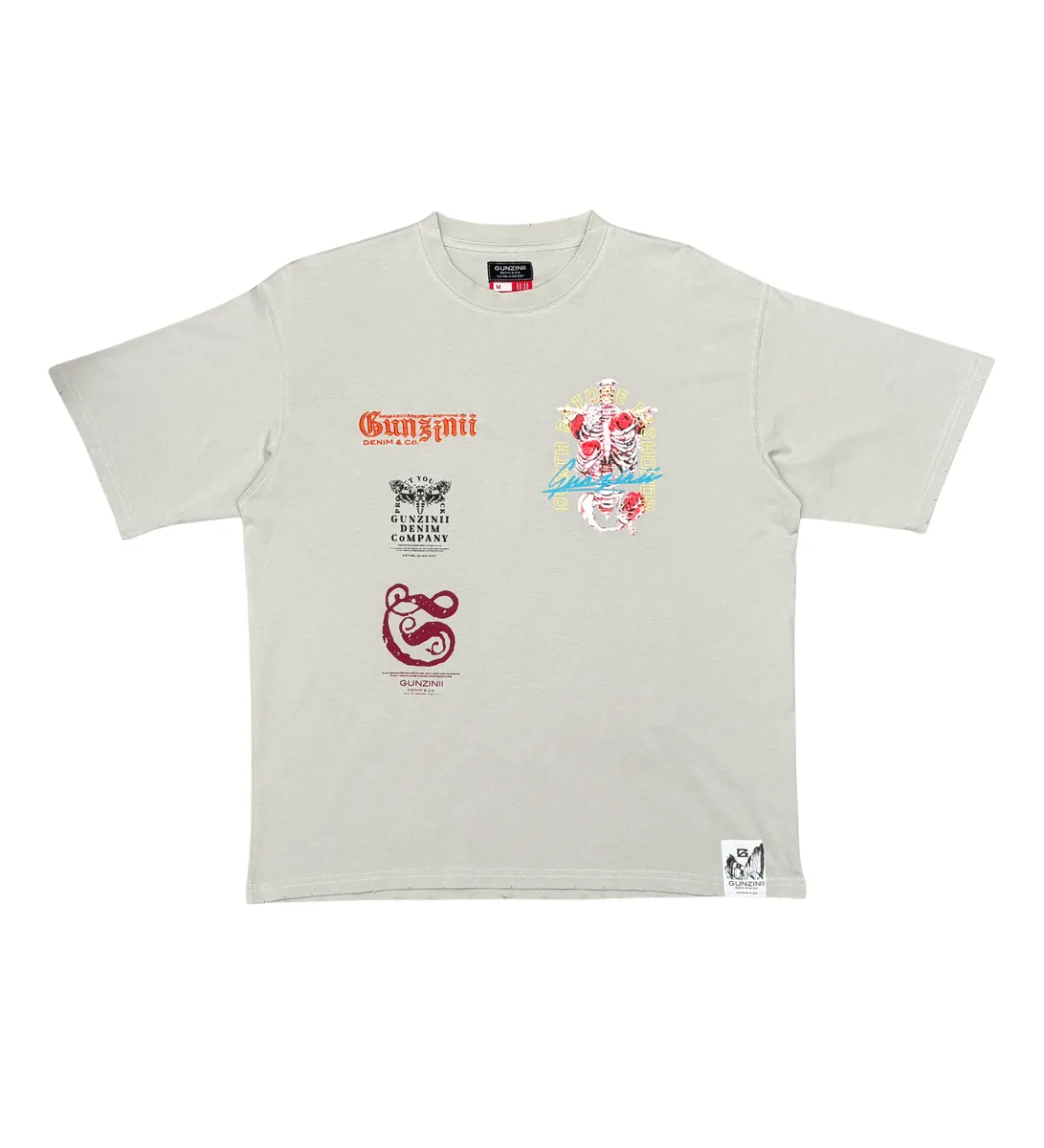 GUNZINII DEATH BEFORE DISHONOR TEE (SAND)
