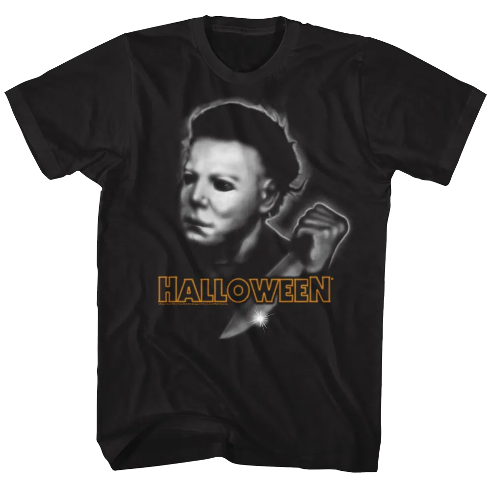 Halloween Airbrush Black Adult T-Shirt
