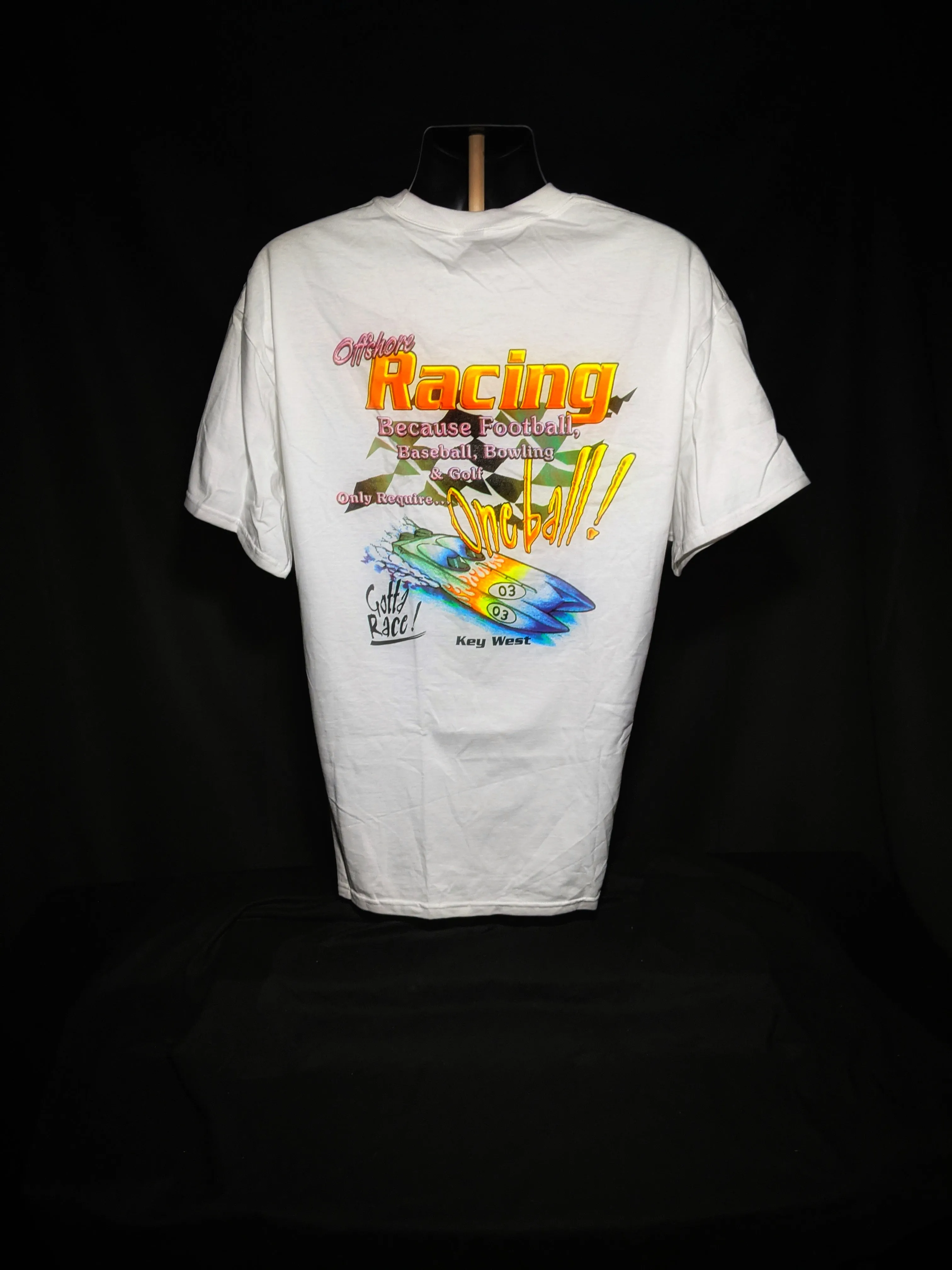 Hanes Beefy-T Offshore Racing  T-Shirt