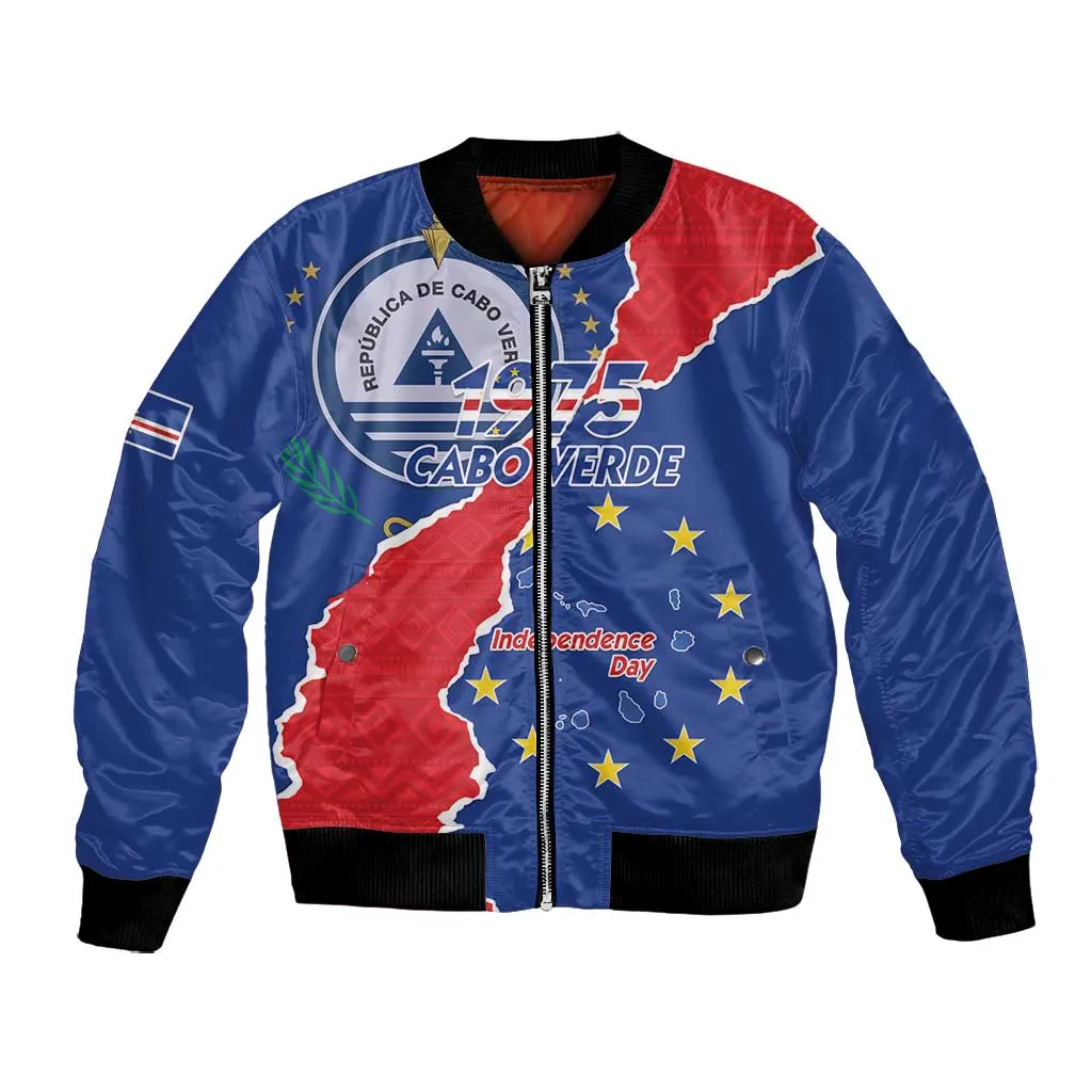 Happy Cabo Verde Bomber Jacket 50th Anniversary of Independence LT15