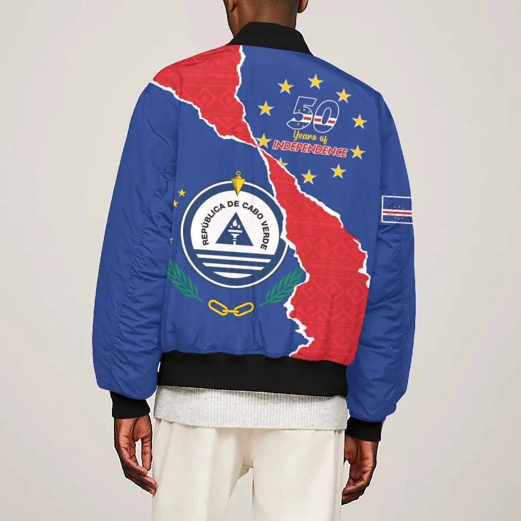 Happy Cabo Verde Bomber Jacket 50th Anniversary of Independence LT15