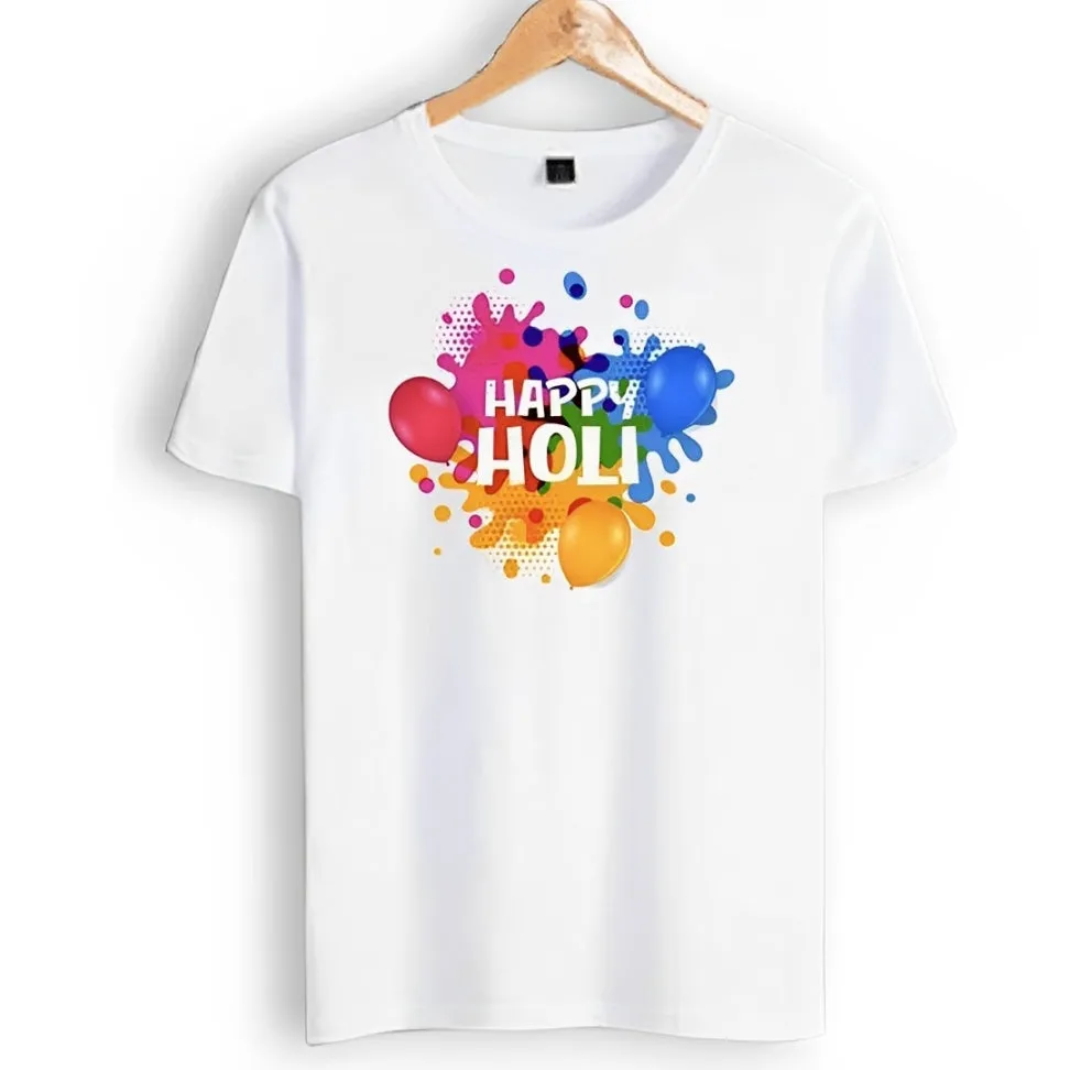 Happy Holi Tshirt | Buy 1 Get 1 Free