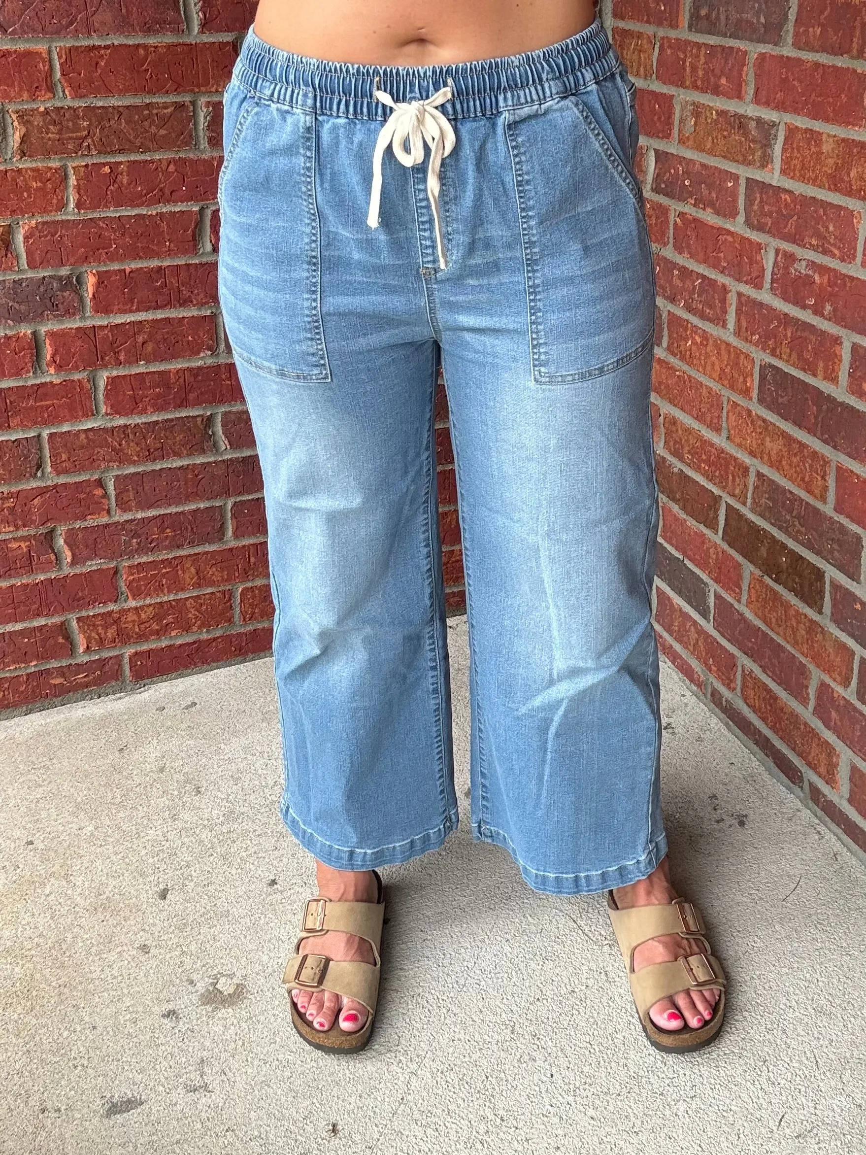 Haptics wide leg jeans