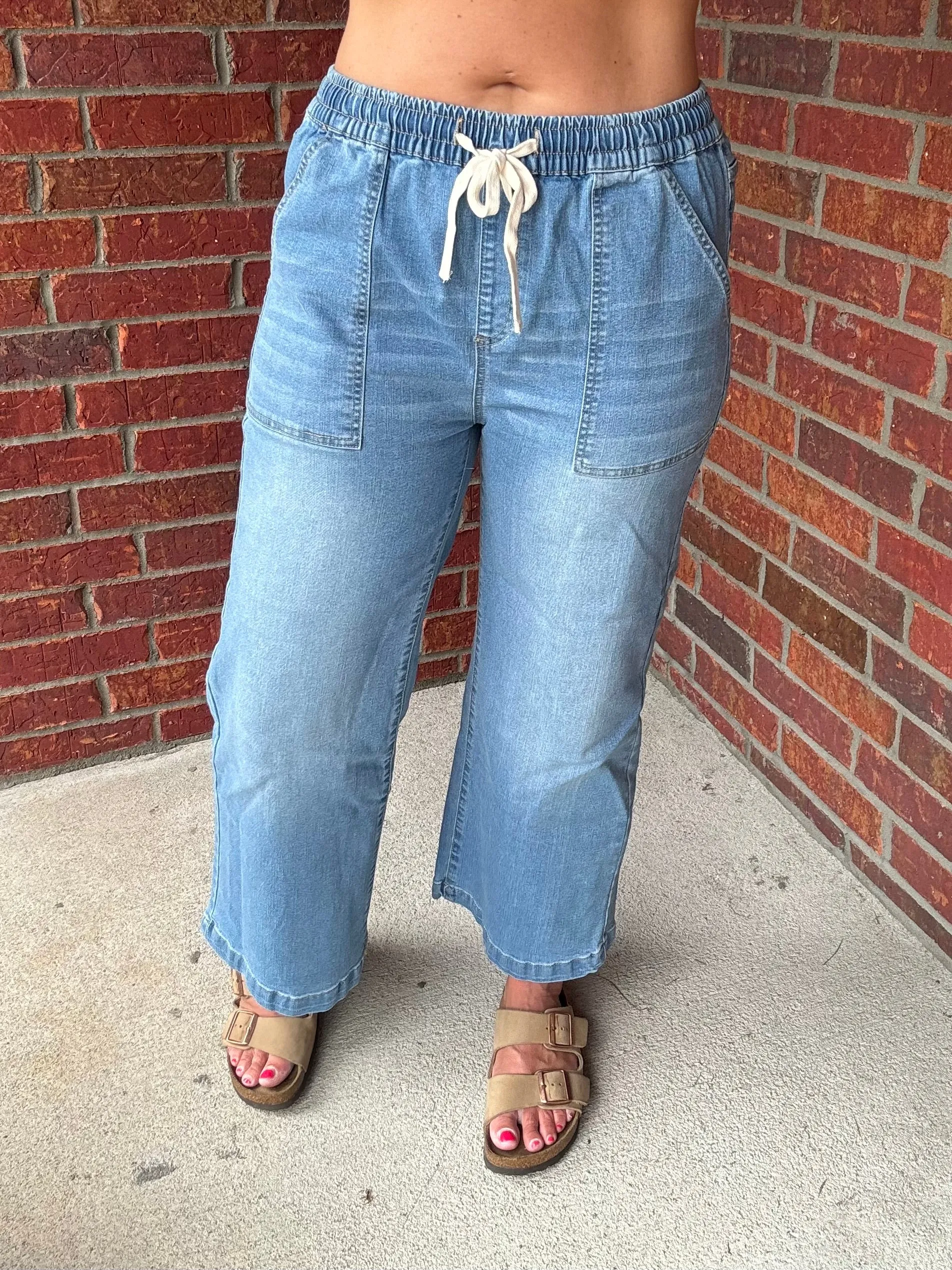 Haptics wide leg jeans