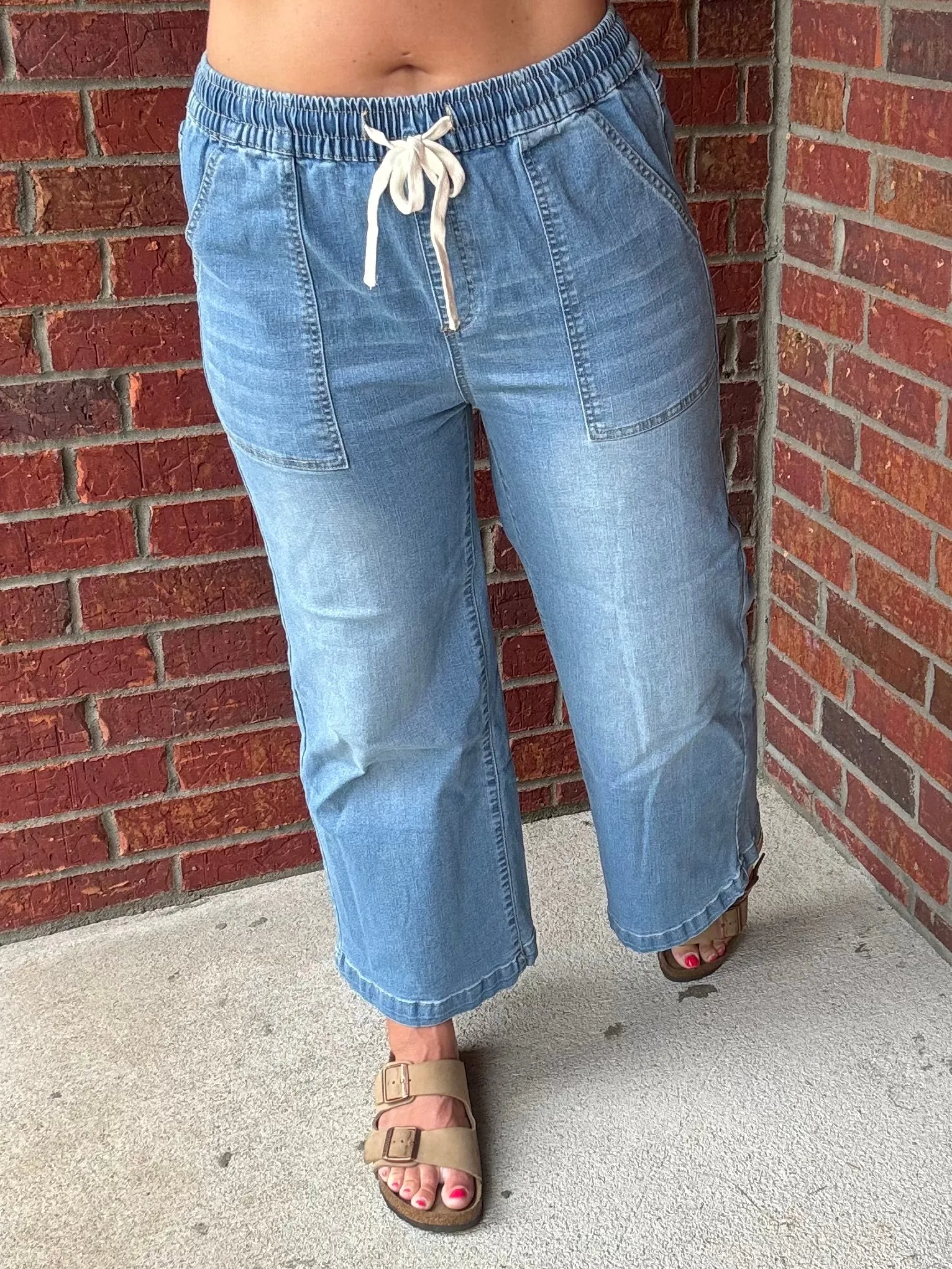 Haptics wide leg jeans