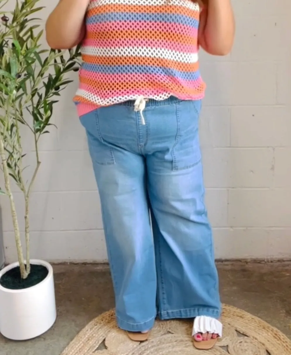 Haptics wide leg jeans