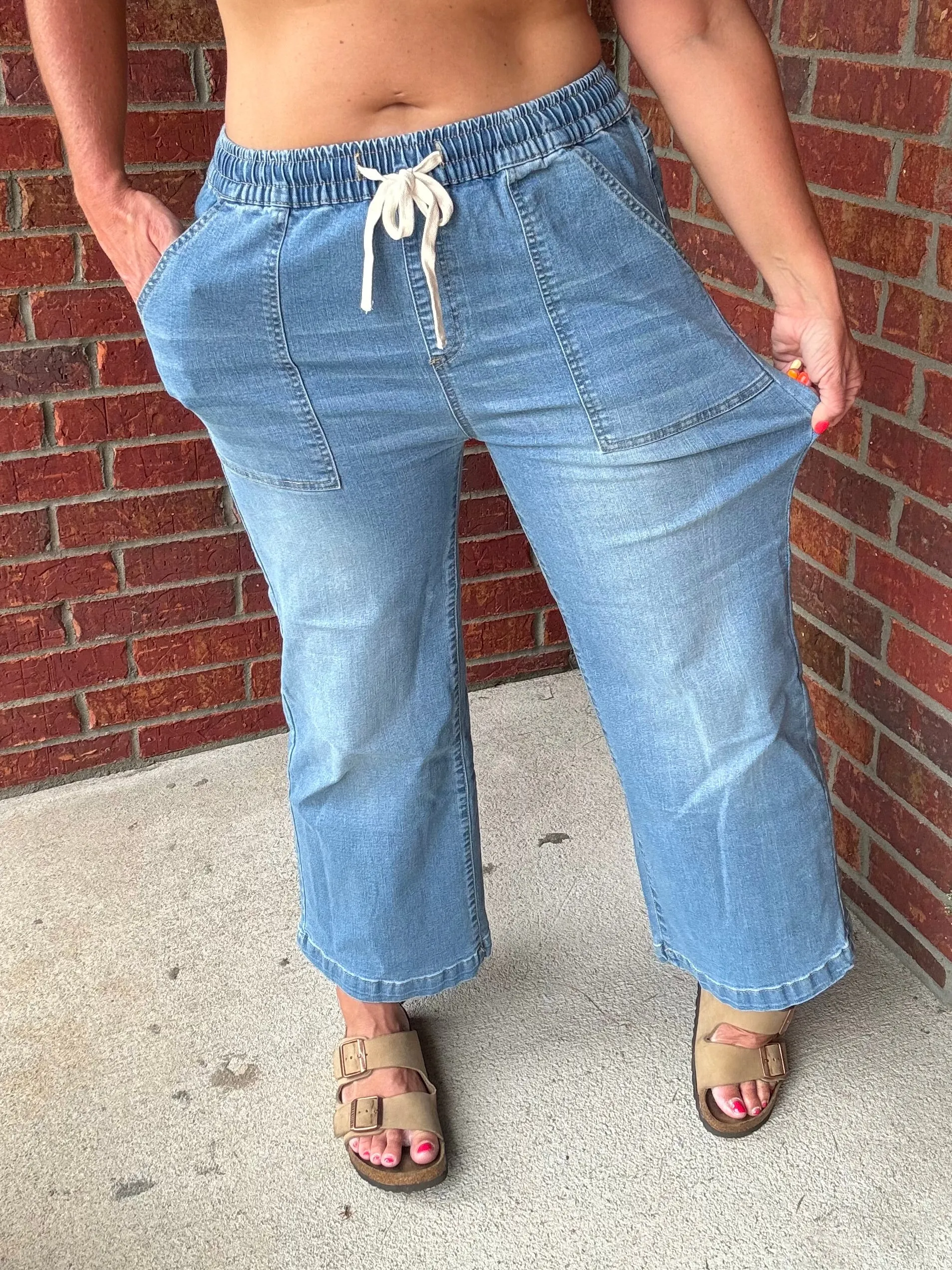 Haptics wide leg jeans