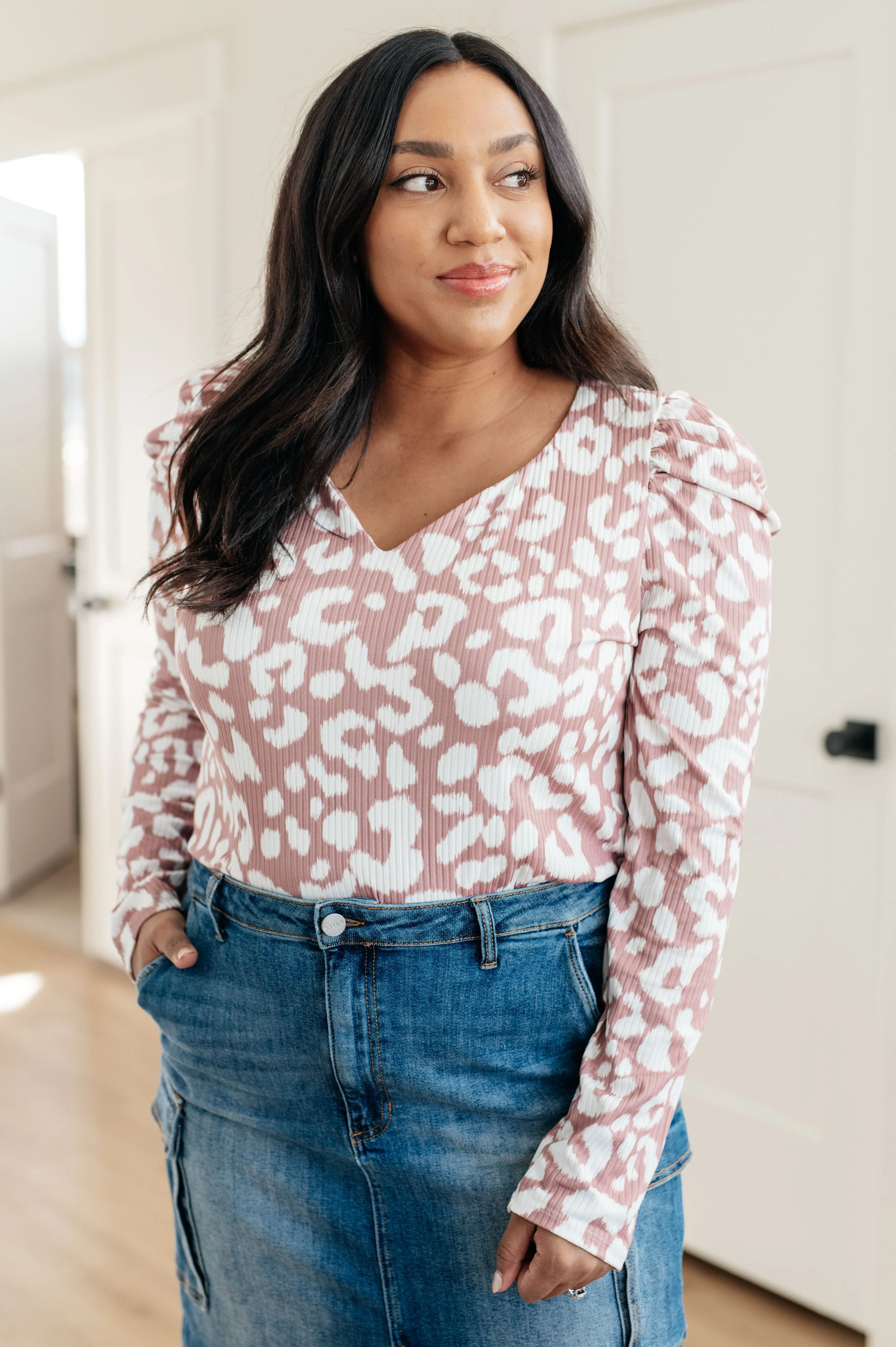 Hazel Blues® |  Wild Weekend Animal Print Top