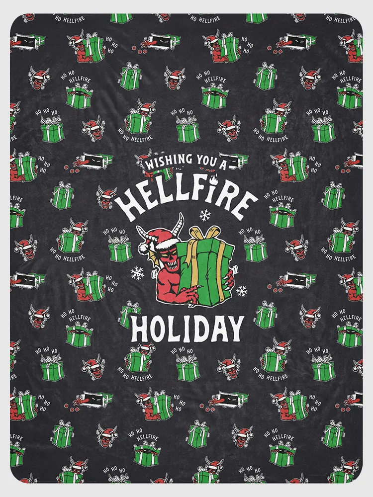 Hellfire Club Hellfire Holiday Sherpa Blanket
