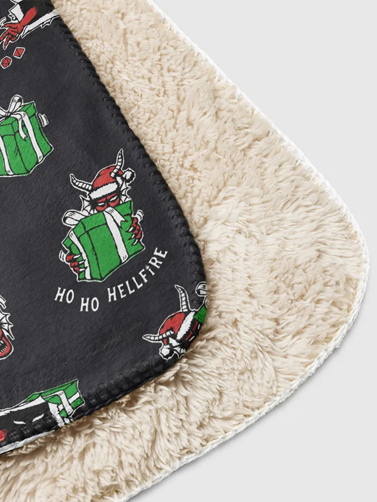 Hellfire Club Hellfire Holiday Sherpa Blanket