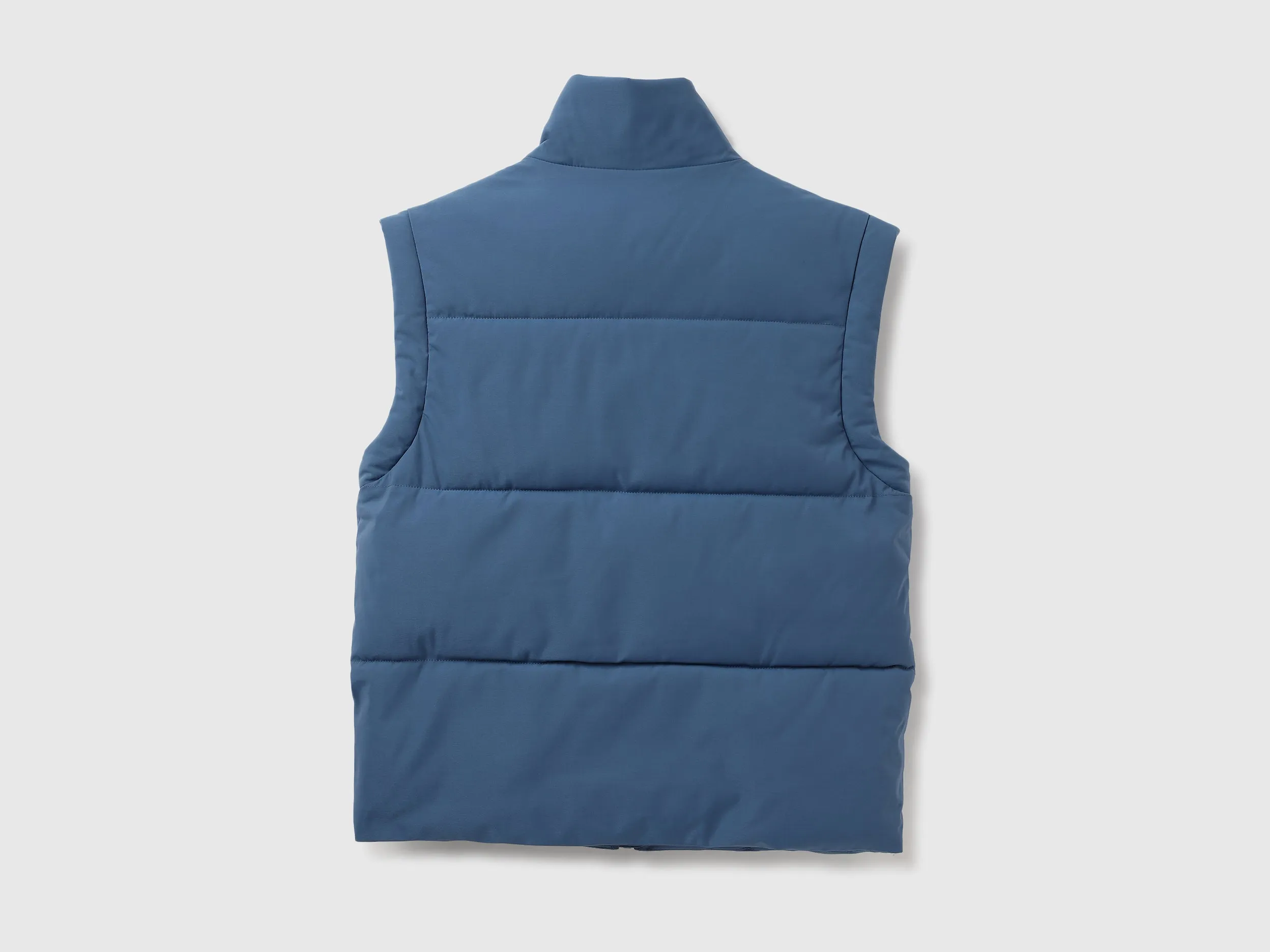 High Neck Solid Zipper Jacket
