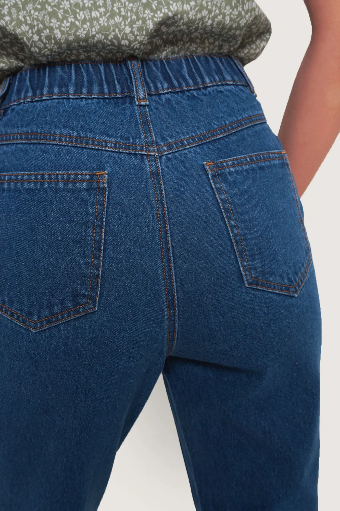 High Waist Slim Cozy Jeans