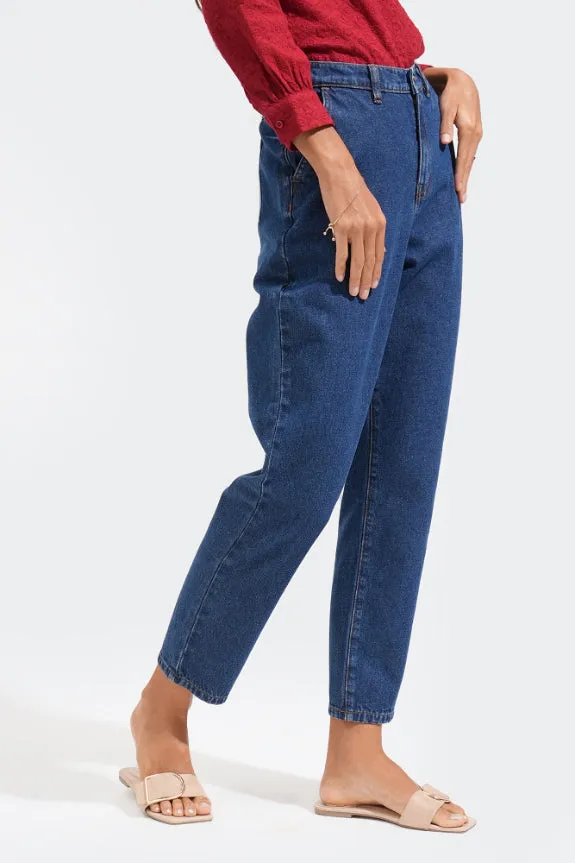 High Waist Slim Cozy Jeans