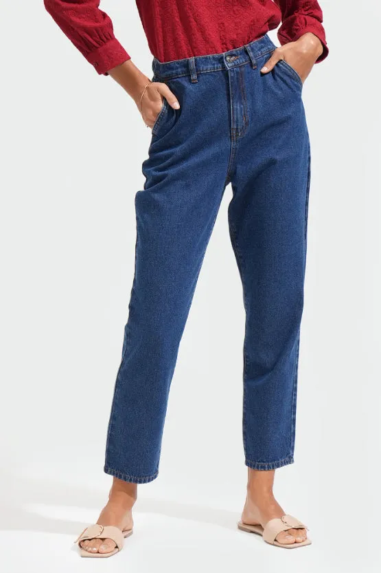 High Waist Slim Cozy Jeans