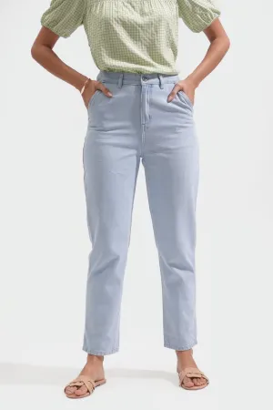 High Waist Slim Cozy Jeans