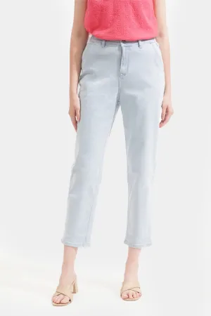 High Waisted Slim Cozy Jeans
