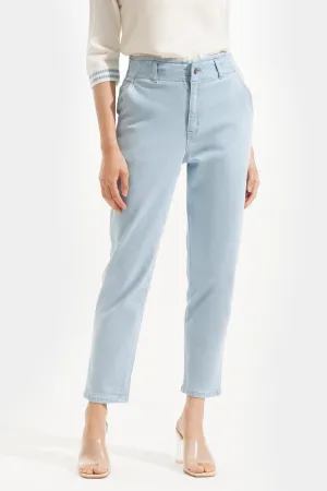 High Waisted Slim Cozy Jeans