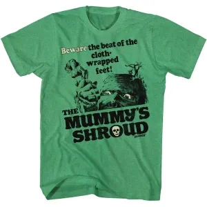 Horror Movies Mummys Shroud Heather Kelly Adult T-Shirt