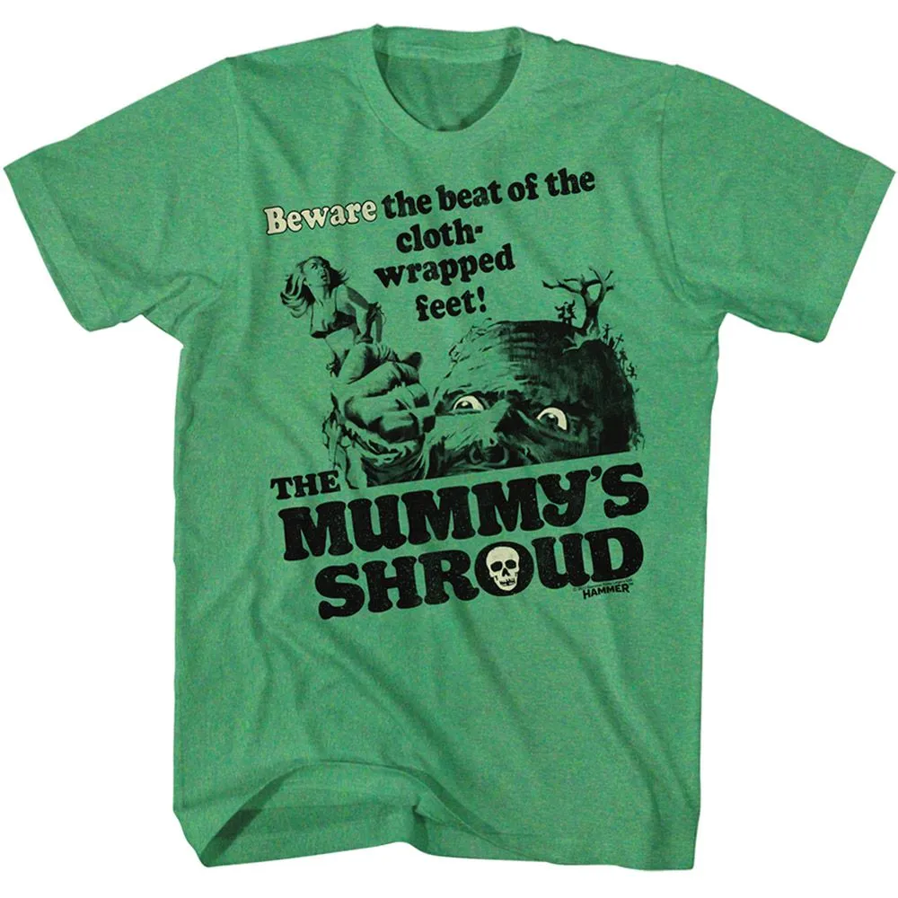 Horror Movies Mummys Shroud Heather Kelly Adult T-Shirt