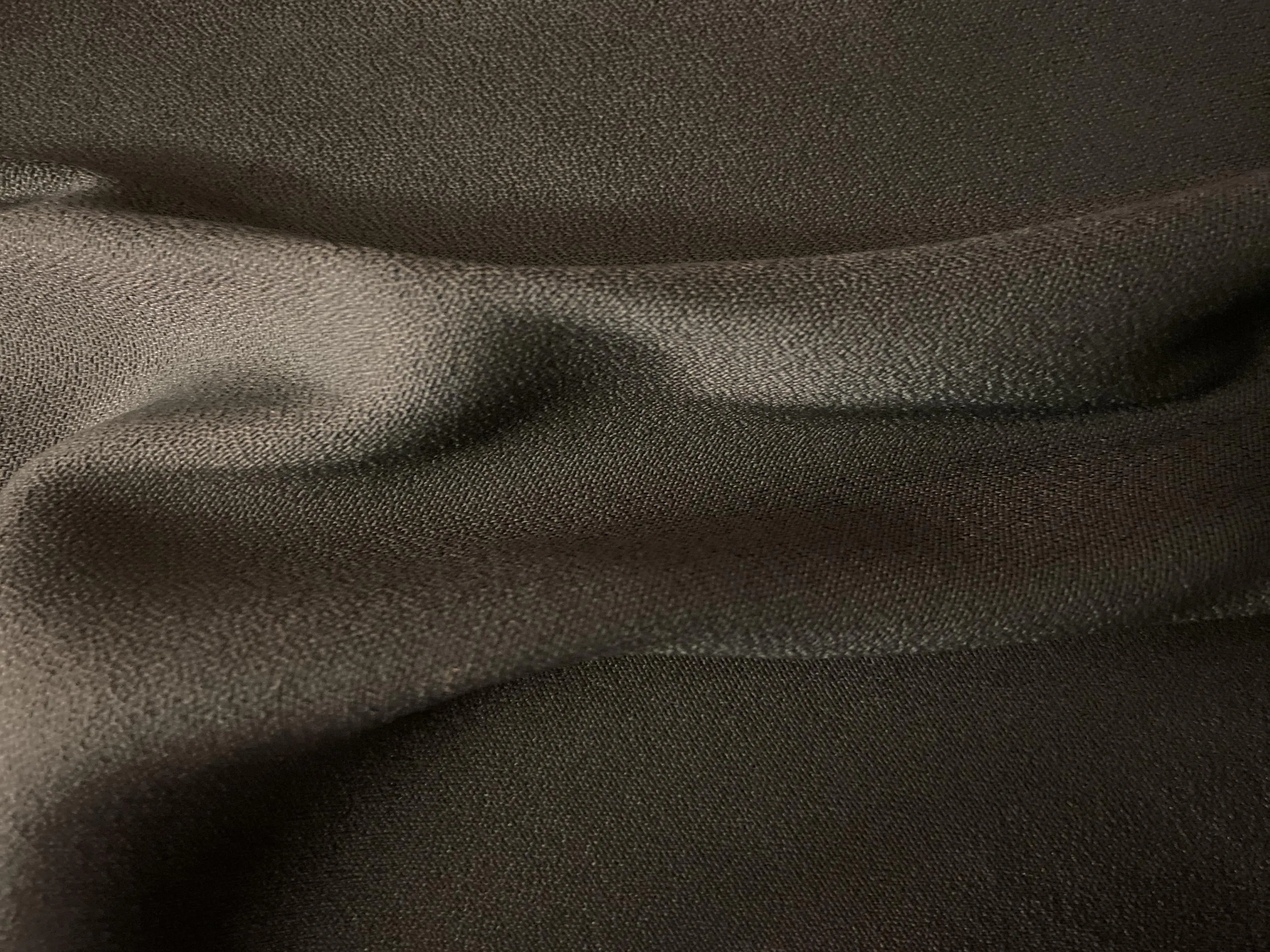 Hunter Green Wool Crepe