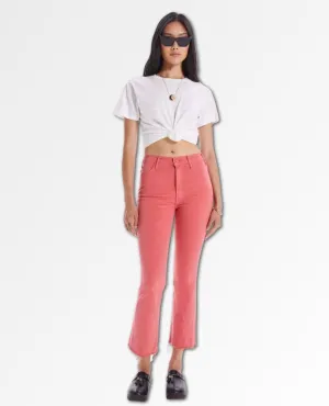 Hustler Ankle Fray Rose of Sharon