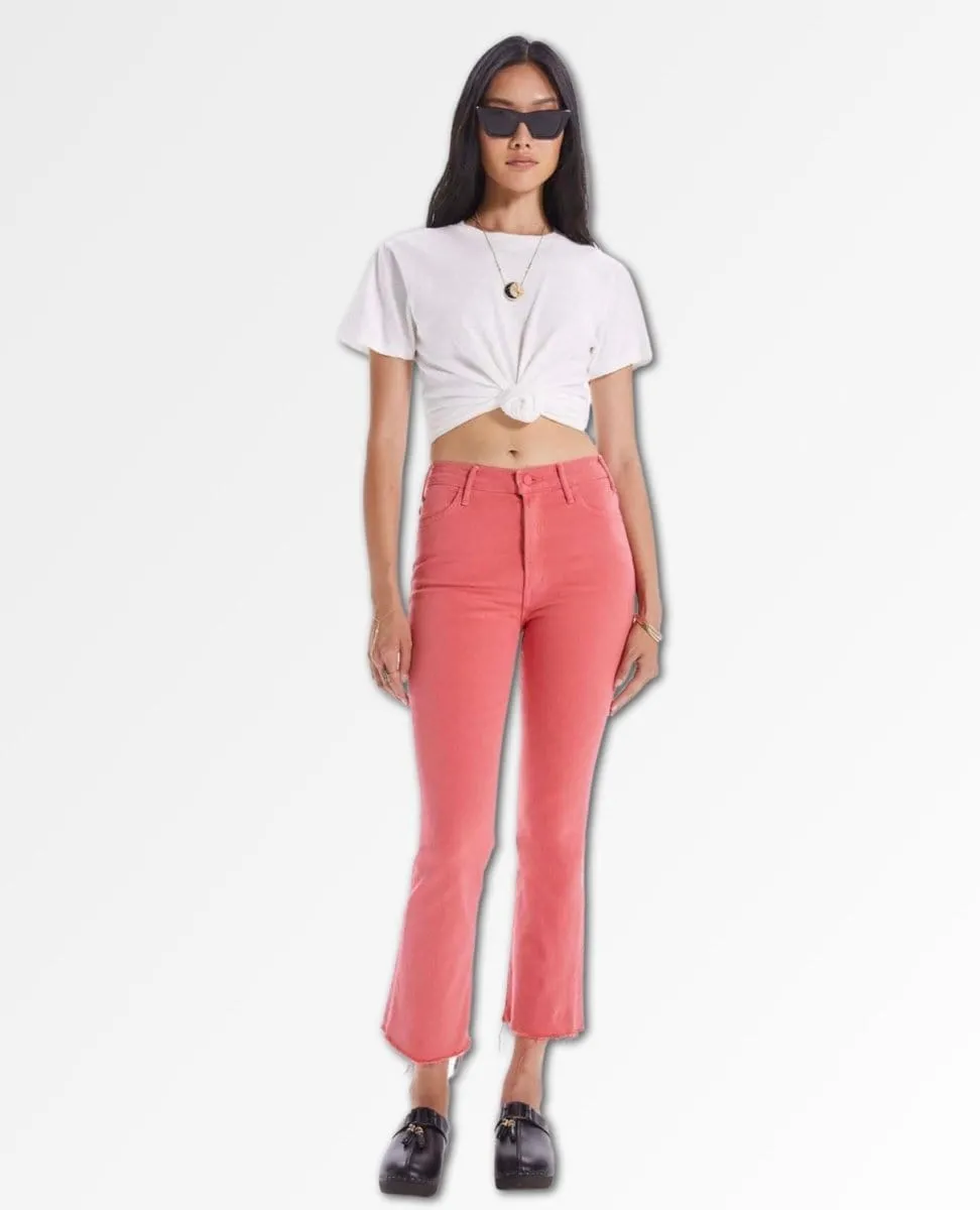 Hustler Ankle Fray Rose of Sharon