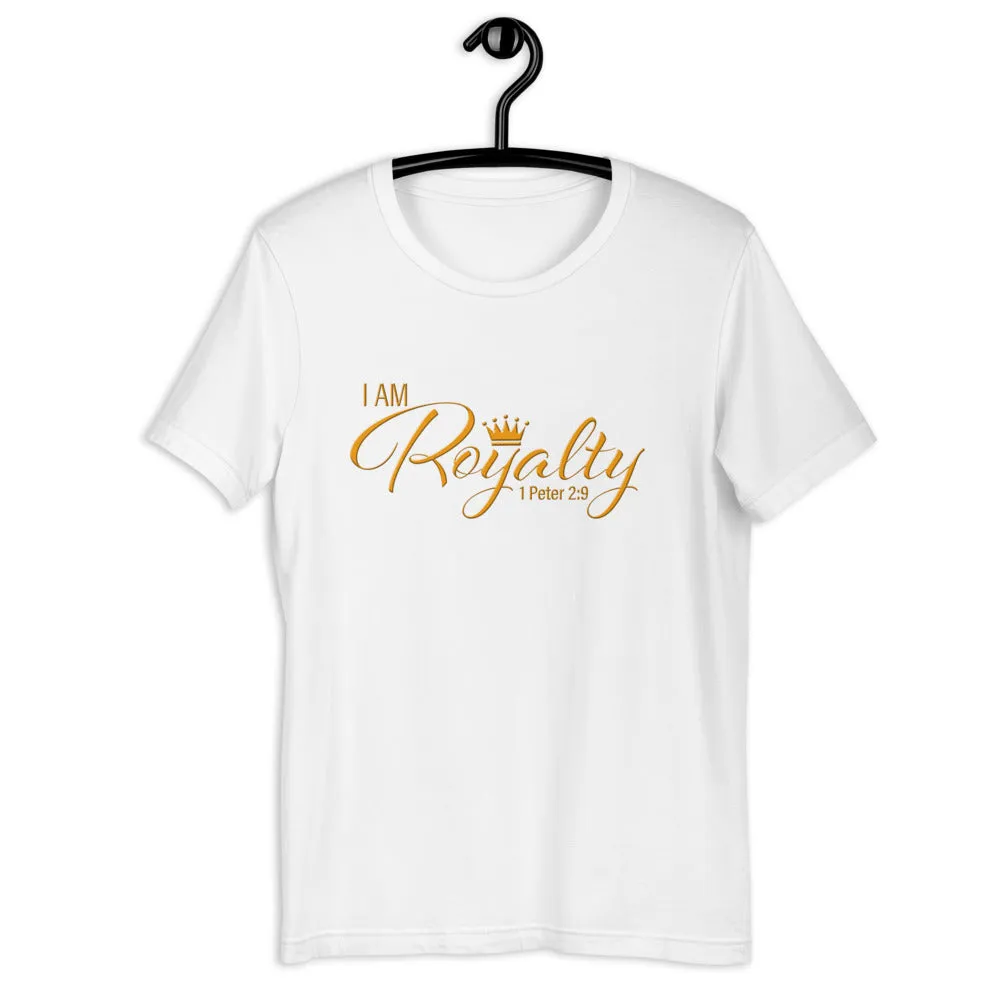 I AM Royalty (White/ Orange Short-Sleeve T-Shirt)