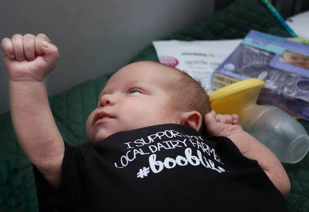 I Support My Local Dairy Farmer #booblife Bodysuit or Tee