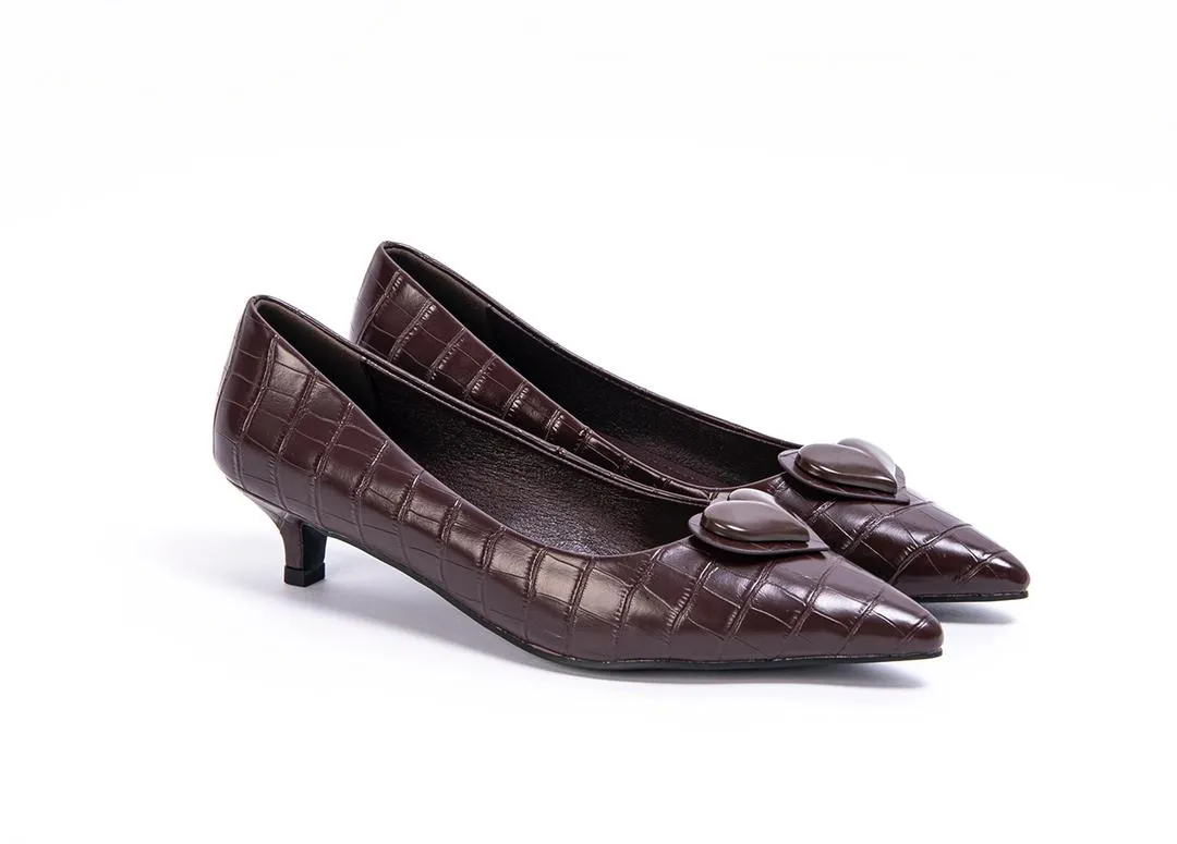IBI KITTEN HEEL PUMPS
