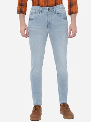 Ice Blue Washed Rider Fit Jeans | JadeBlue