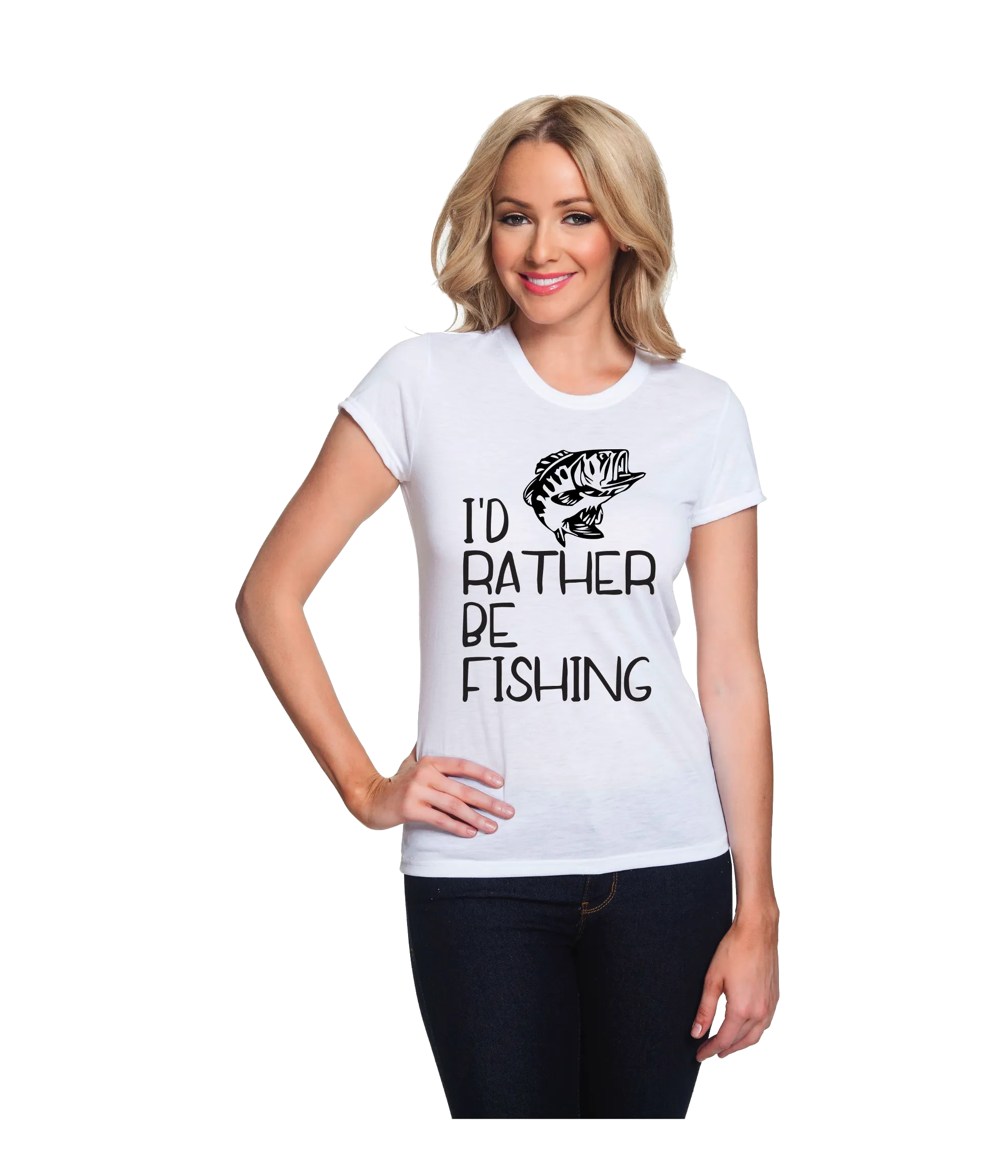 I'd Rather Be Fishing Tee Shirt
