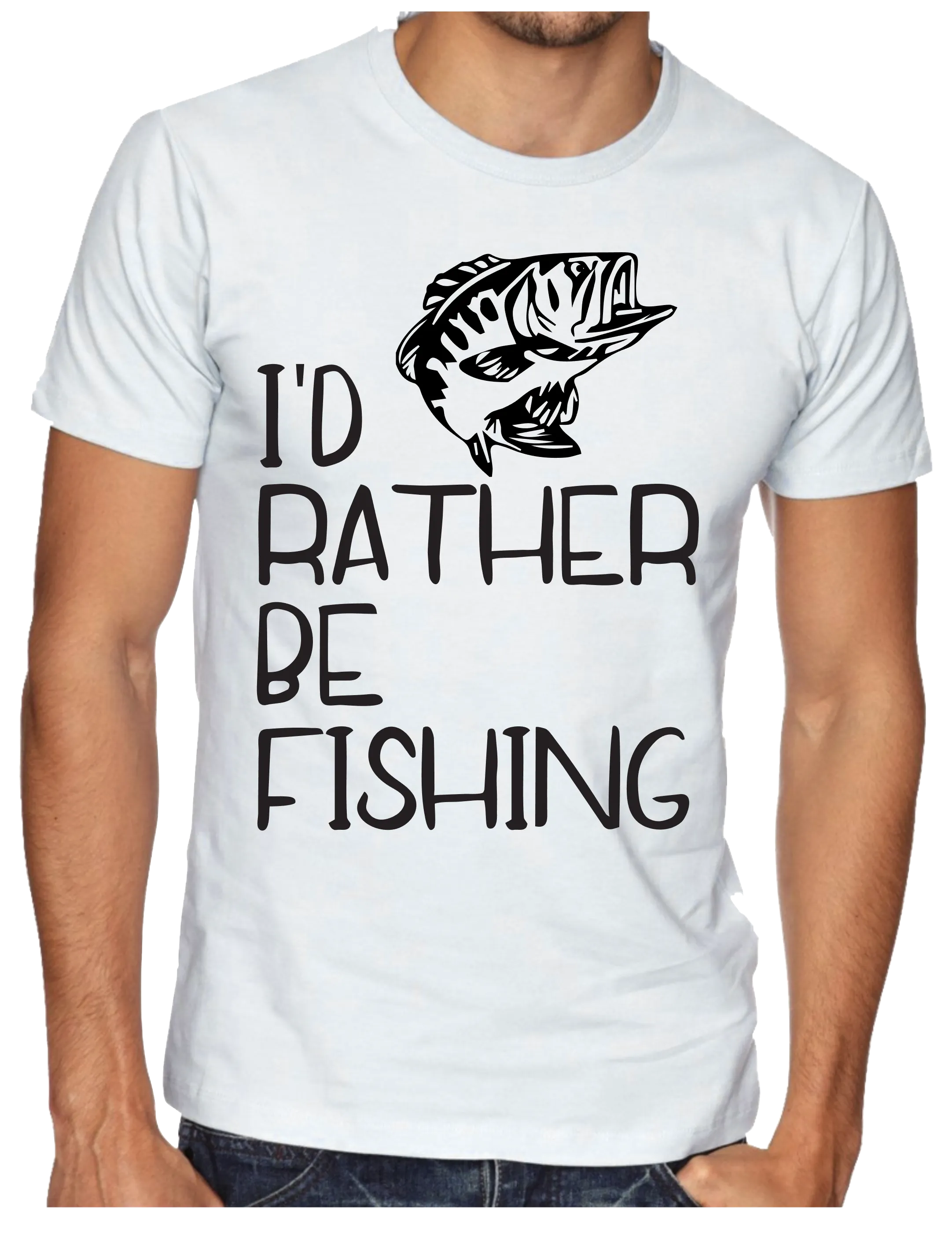 I'd Rather Be Fishing Tee Shirt