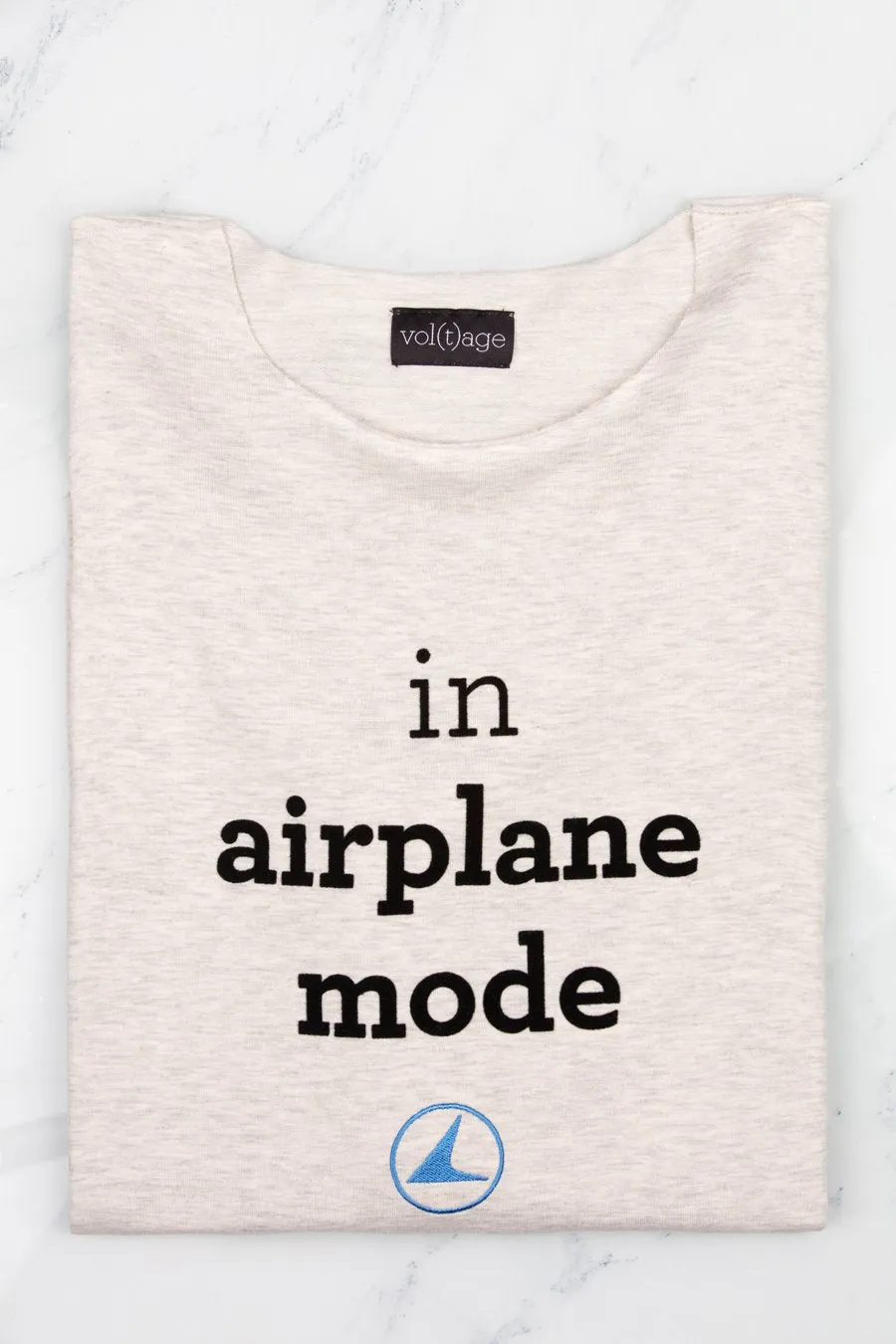 IN AIRPLANE MODE boyfriend smart-shirt