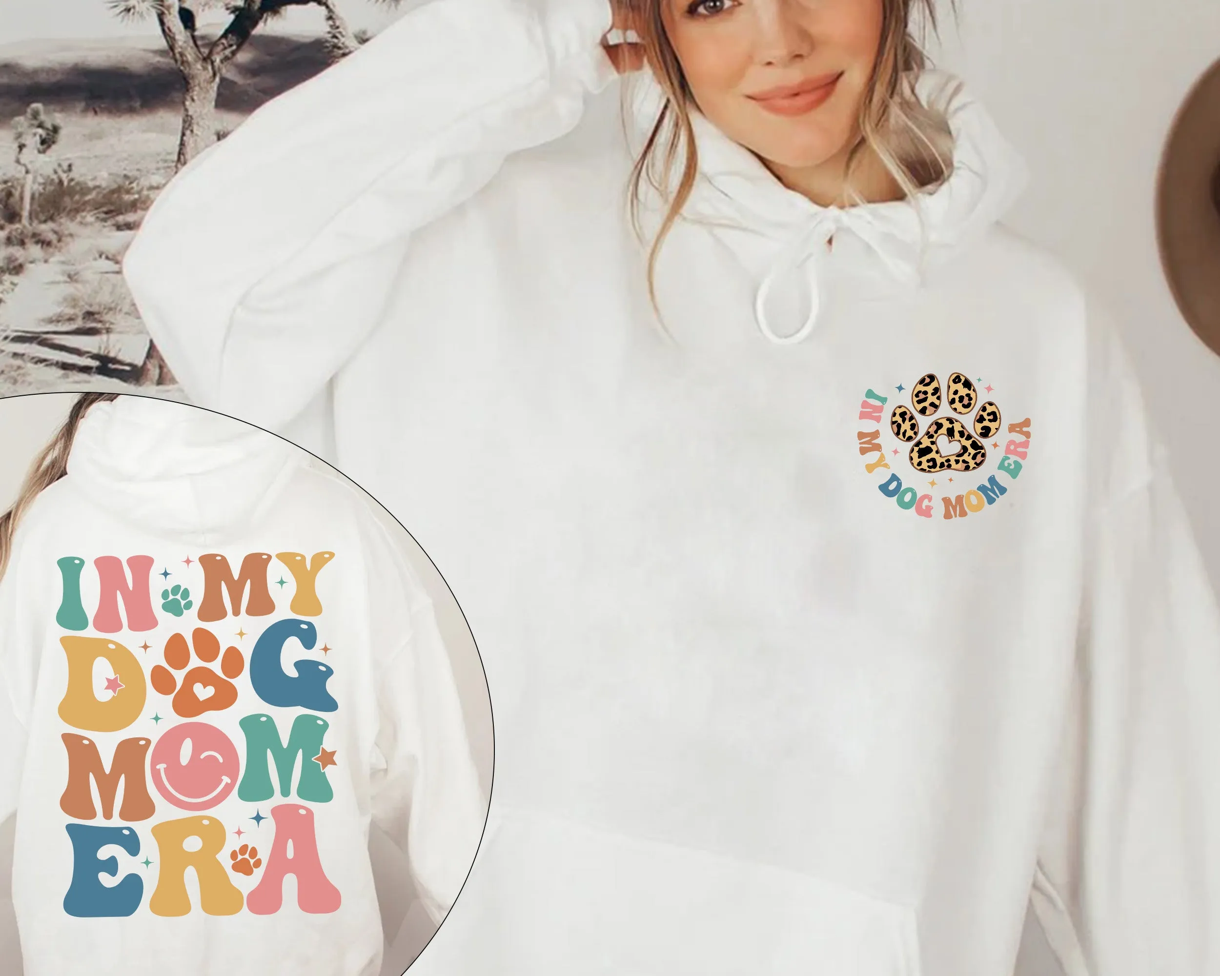 In My Dog Mom Era Hoodie, Dog Mom Era Crewneck, Dog Mom Gift T-Shirt, Funny Mom Crewneck, Dog Mom Birthday Gift
