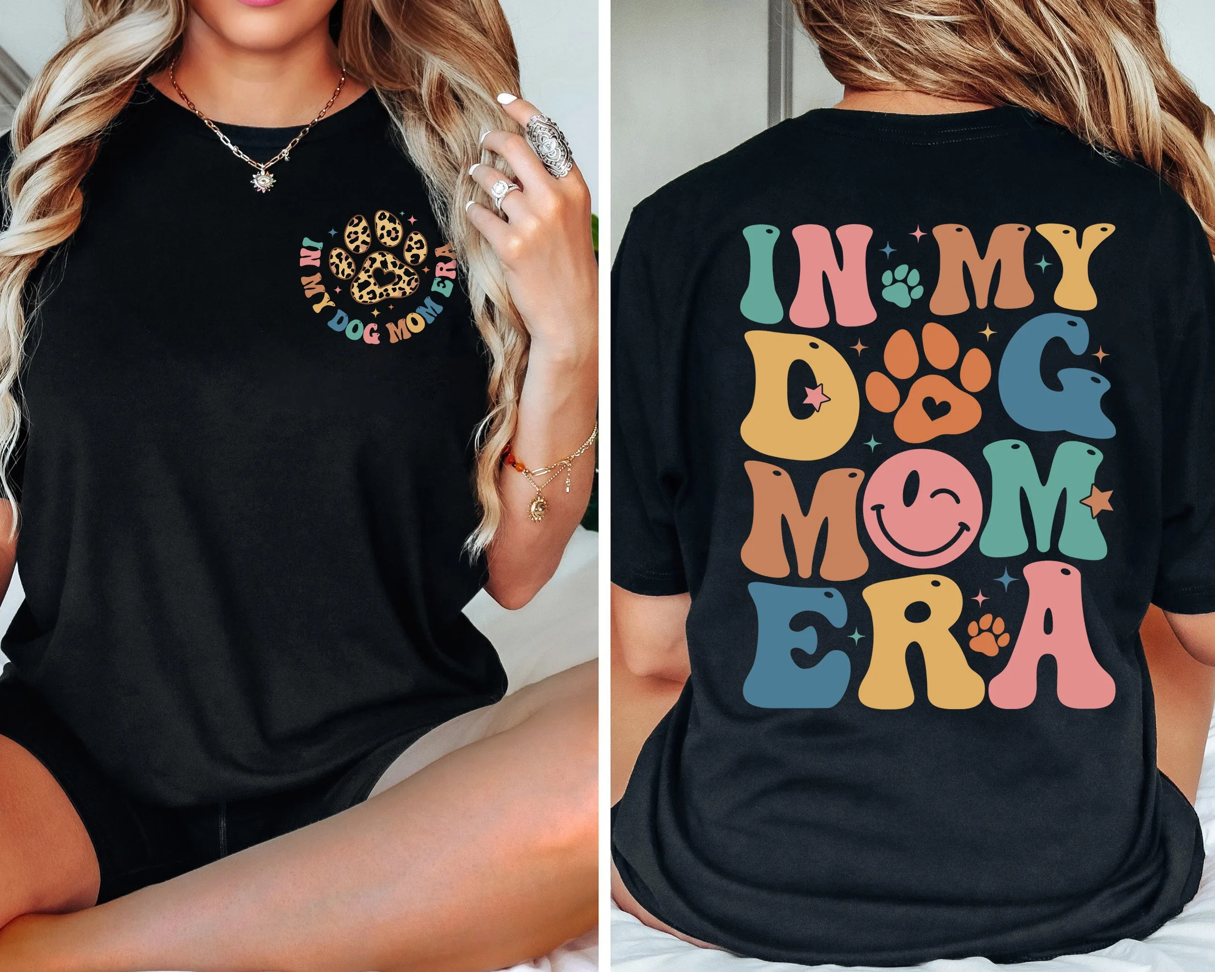 In My Dog Mom Era T-shirt, Dog Mom Era Shirt, Dog Mom Gift T-Shirt, Funny Mom Crewneck, Dog Mom Birthday Gift