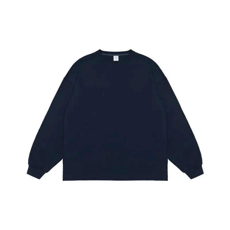 INFLATION Basic Cotton Long Sleeve T-shirts