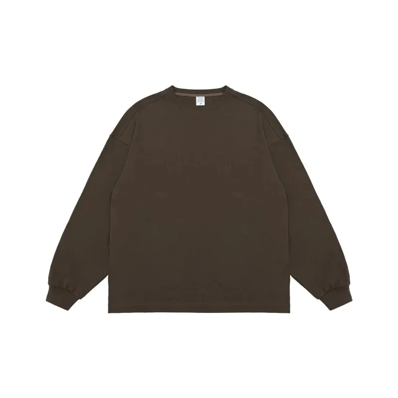 INFLATION Basic Cotton Long Sleeve T-shirts