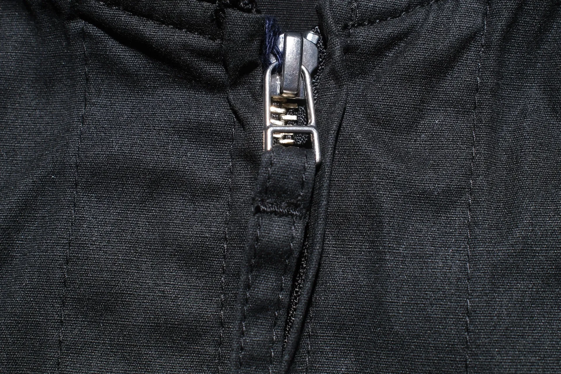 Iron Heart 7oz Rubber Wax Coated Weather Cloth Windbreaker (Black)
