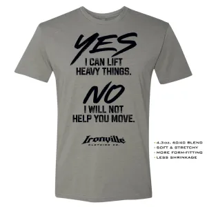 Ironville HEAVY THINGS Soft-Blend Gym T-shirt